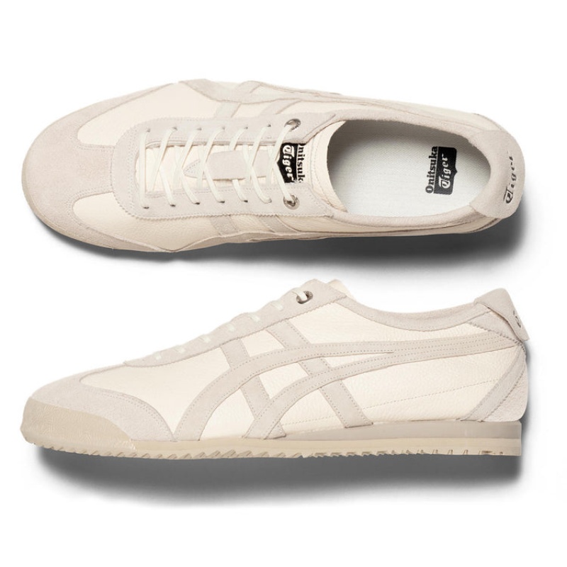 Cream / Beige Women's Onitsuka Tiger Mexico 66 SD Online India | S2A-7082