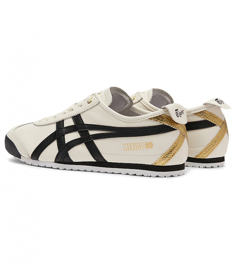 Cream / Black Kids' Onitsuka Tiger Mexico 66 Online India | P8D-3620