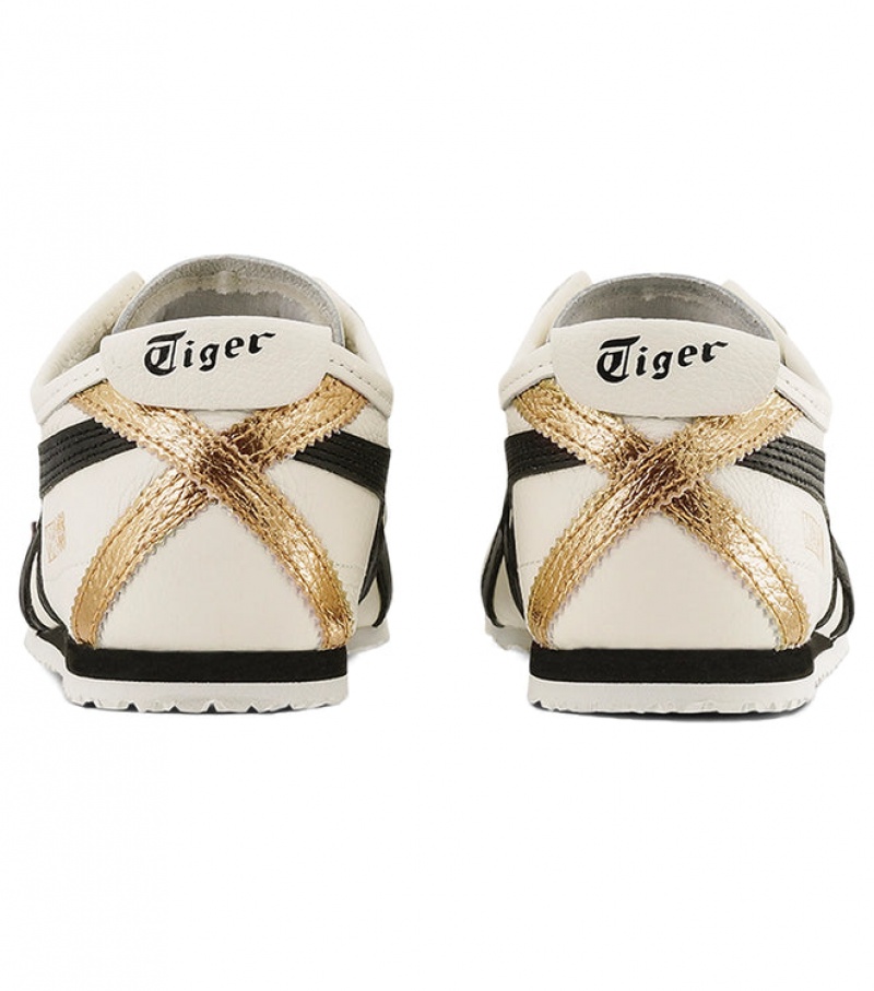 Cream / Black Kids' Onitsuka Tiger Mexico 66 Online India | P8D-3620