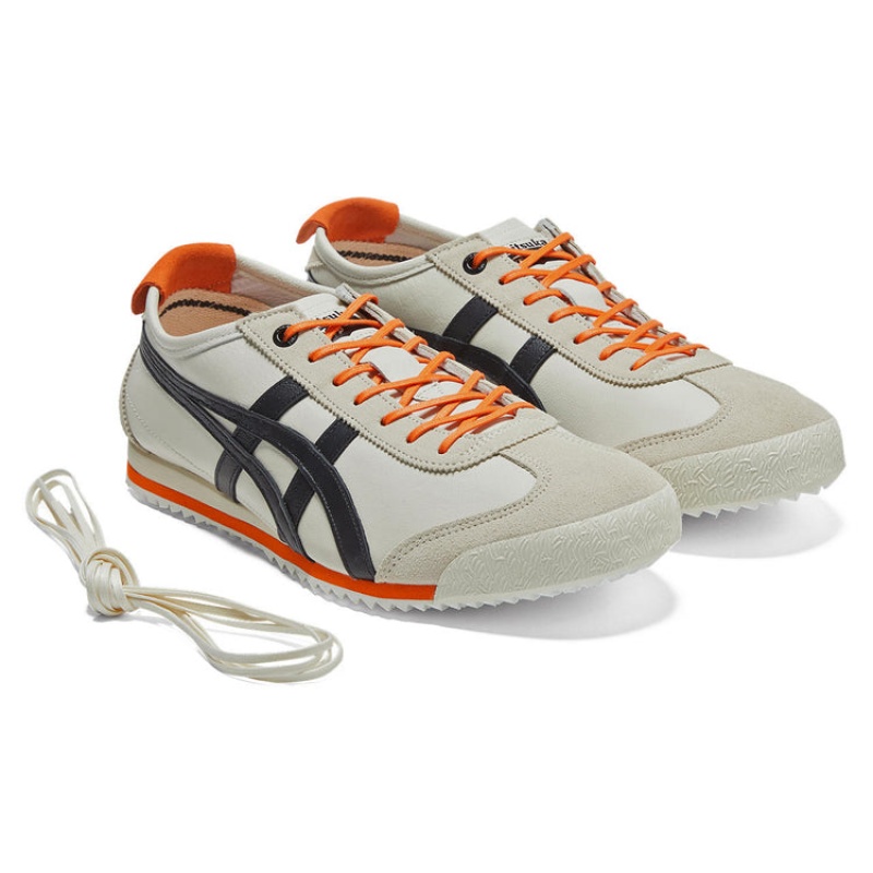 Cream / Black Men's Onitsuka Tiger Mexico 66 SD Online India | U2G-1524