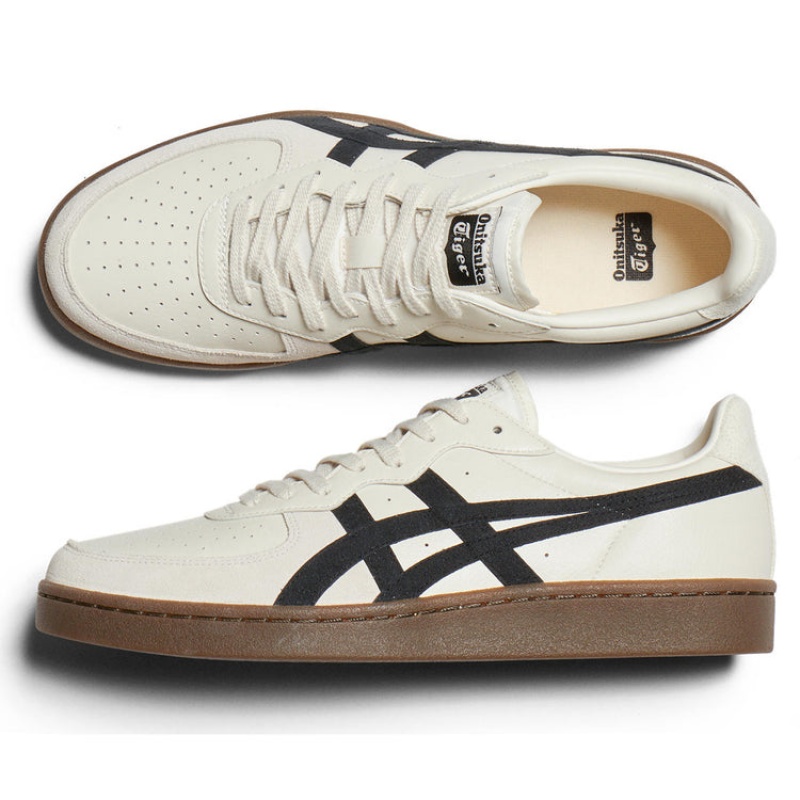 Cream / Black Women's Onitsuka Tiger Gsm Sneakers Online India | T5I-5558