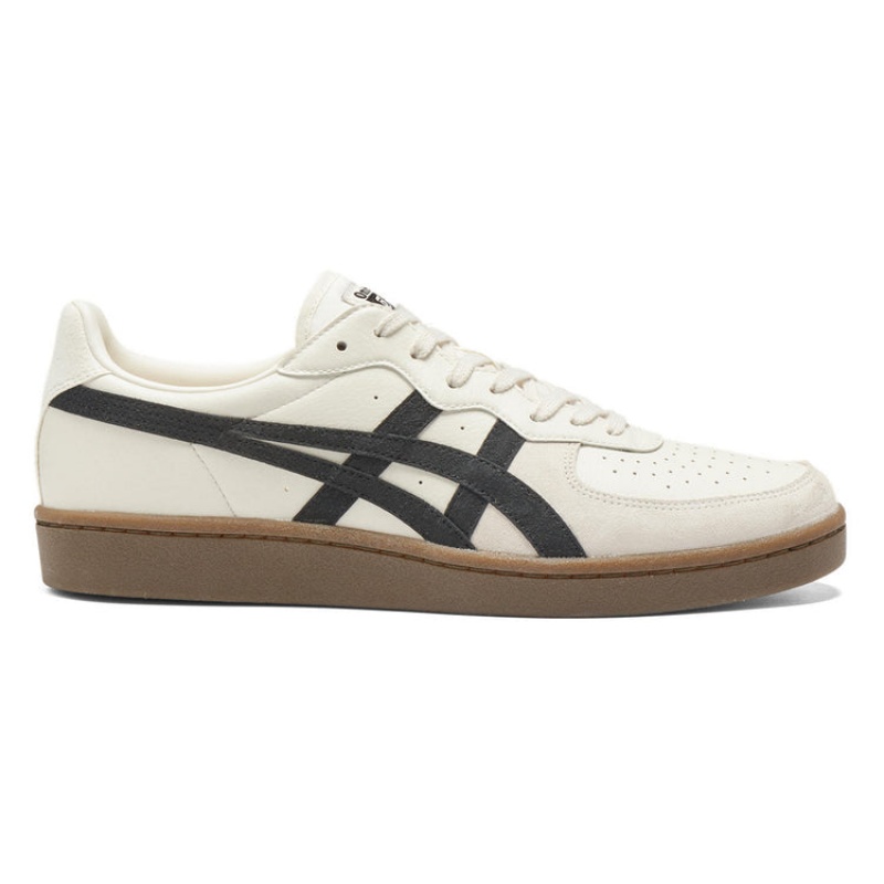 Cream / Black Women\'s Onitsuka Tiger Gsm Sneakers Online India | T5I-5558