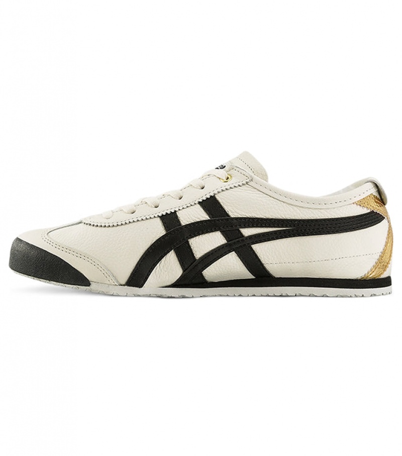 Cream / Black Women's Onitsuka Tiger Mexico 66 Online India | Q3G-8234