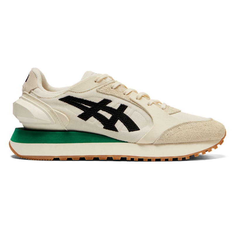 Cream / Black Women\'s Onitsuka Tiger Moage Co Sneakers Online India | K0Q-0285