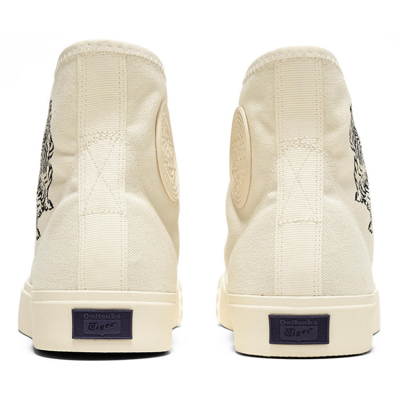 Cream / Black Women's Onitsuka Tiger Ok Basketball Mt Sneakers Online India | X4G-4887