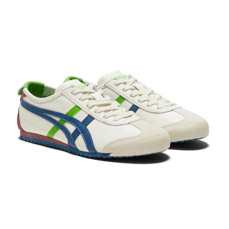 Cream / Blue Men's Onitsuka Tiger Mexico 66 Online India | F3D-3599