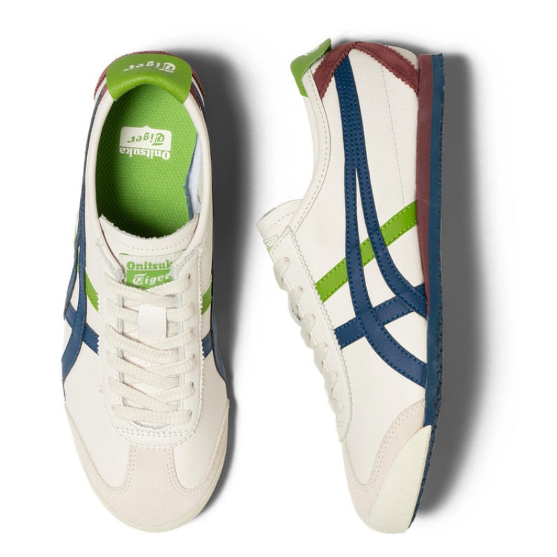 Cream / Blue Men's Onitsuka Tiger Mexico 66 Online India | F3D-3599