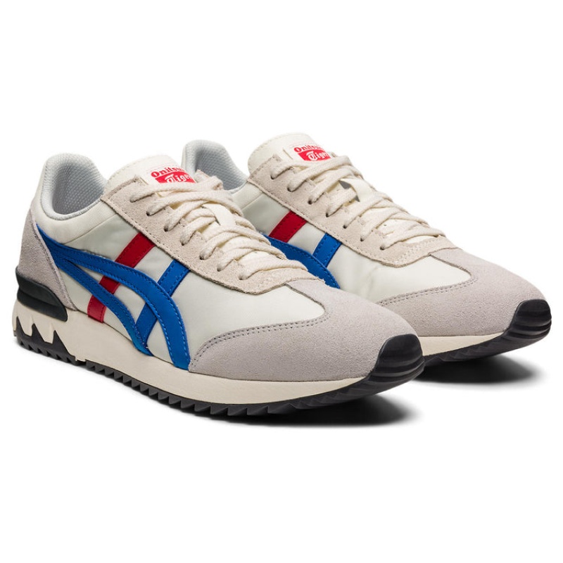 Cream / Blue Women's Onitsuka Tiger California 78 Ex Sneakers Online India | E4I-4020