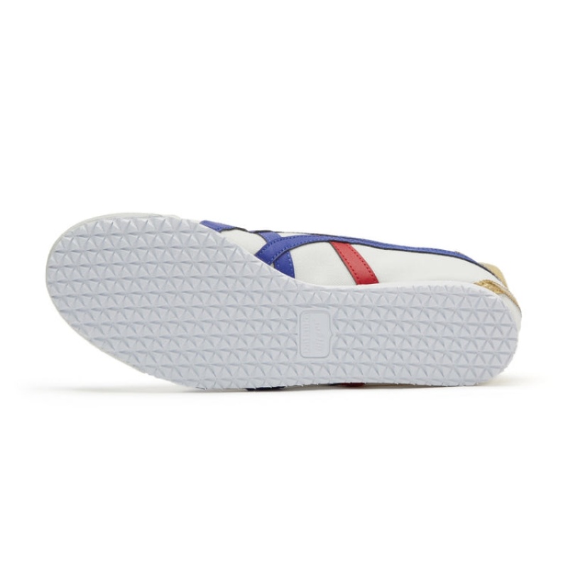 Cream / Blue Women's Onitsuka Tiger Mexico 66 Slip-on Online India | K9J-5974