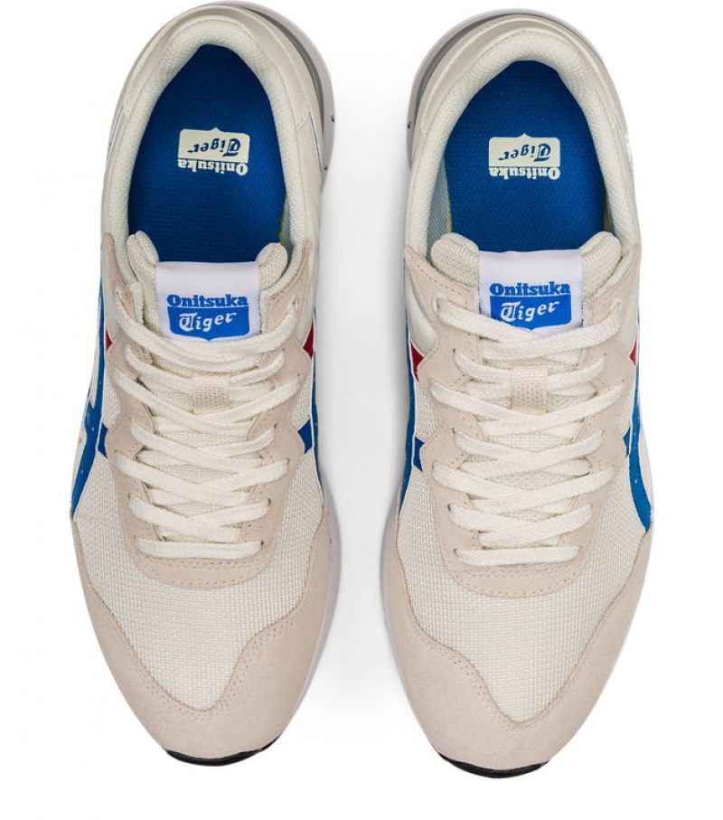 Cream / Blue Women's Onitsuka Tiger Rebilac Runner Sneakers Online India | C4M-7120