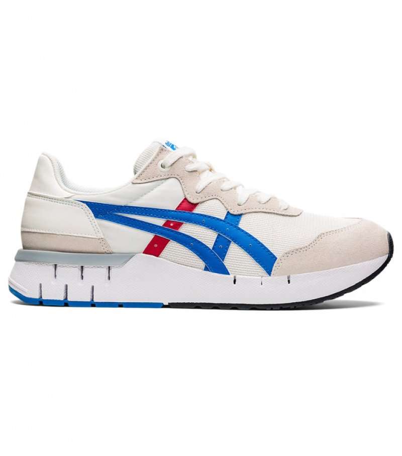 Cream / Blue Women\'s Onitsuka Tiger Rebilac Runner Sneakers Online India | C4M-7120