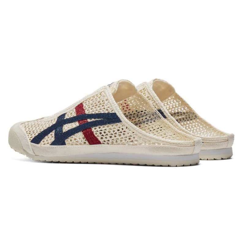 Cream / Blue Women's Onitsuka Tiger Sabot Mexico 66 Online India | K6V-0075