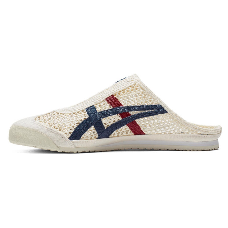 Cream / Blue Women's Onitsuka Tiger Sabot Mexico 66 Online India | K6V-0075