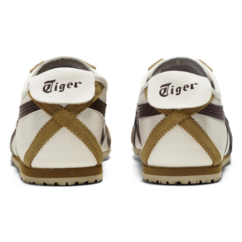 Cream / Brown Men's Onitsuka Tiger Mexico 66 Online India | W9B-7367