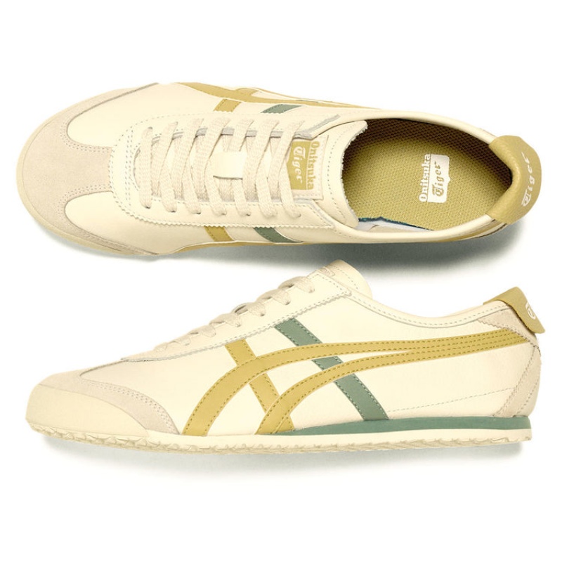 Cream / Brown Men's Onitsuka Tiger Mexico 66 Online India | H6W-5081