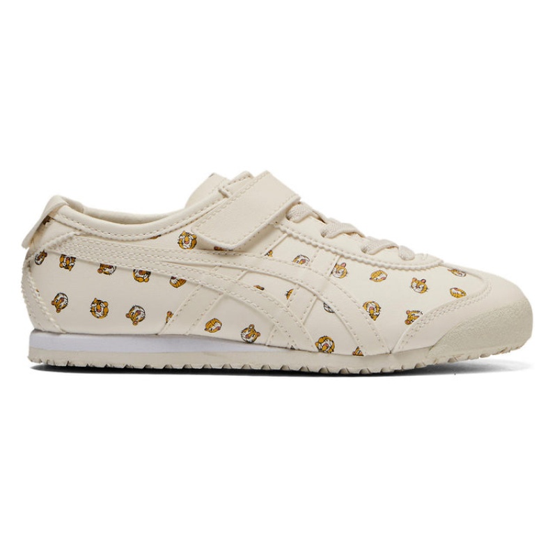 Cream / Cream Kids\' Onitsuka Tiger Mexico 66 Online India | T3I-3081