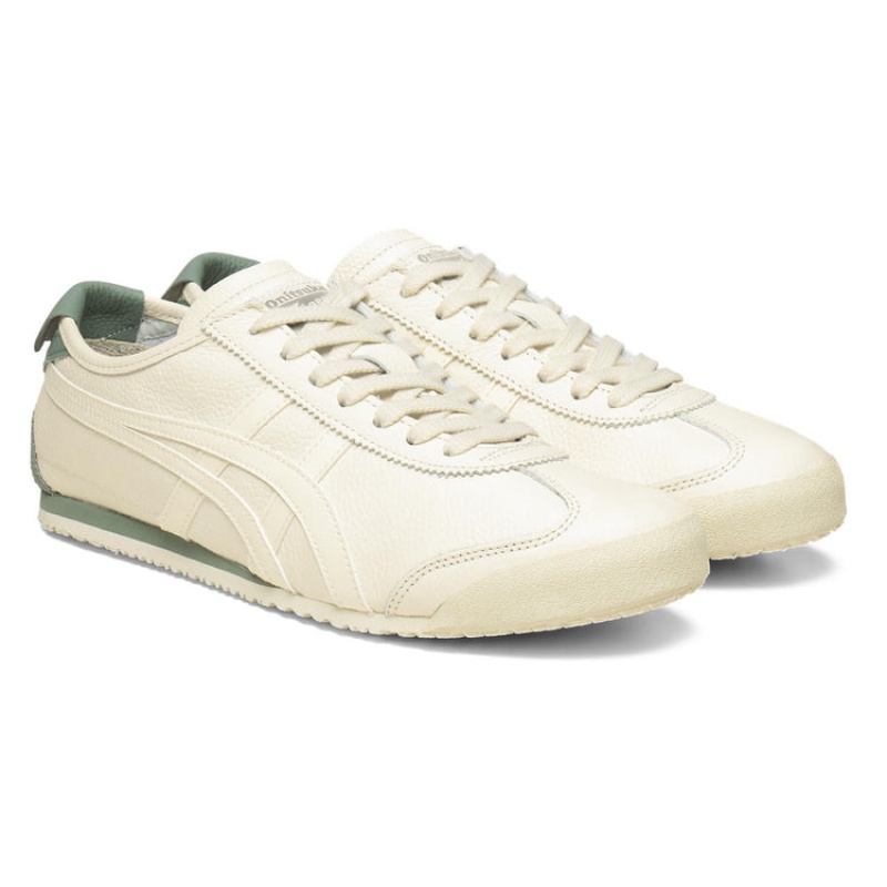 Cream / Cream Women's Onitsuka Tiger Mexico 66 Online India | W7W-3091