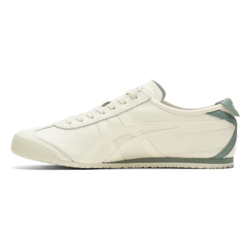 Cream / Cream Women's Onitsuka Tiger Mexico 66 Online India | W7W-3091