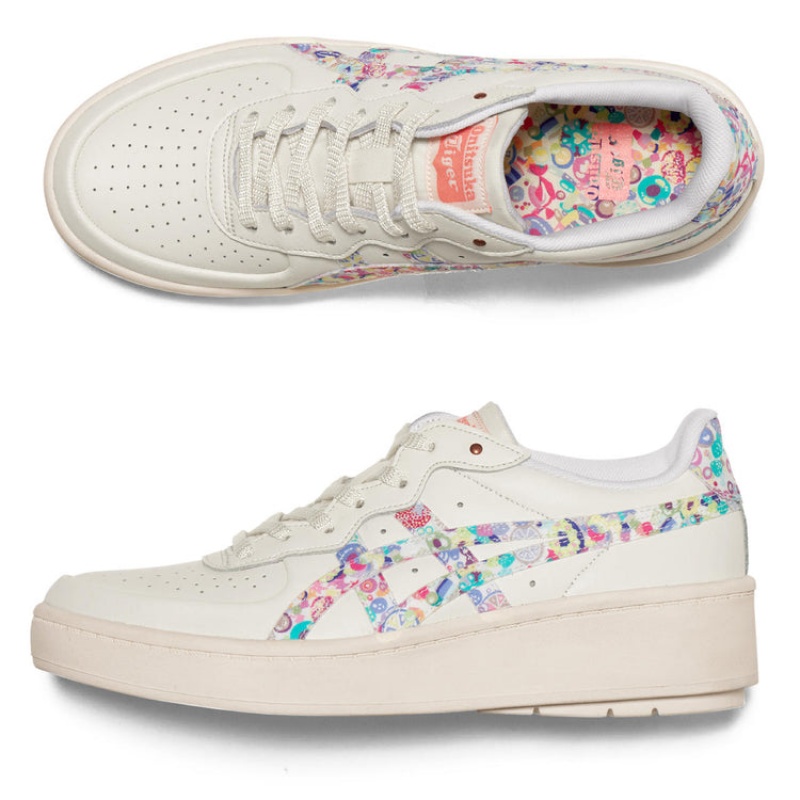 Cream / Flower Women's Onitsuka Tiger Gsm W Sneakers Online India | C9F-7685