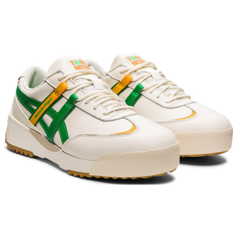 Cream / Green Men's Onitsuka Tiger Delegation Ex Online India | A4W-7459