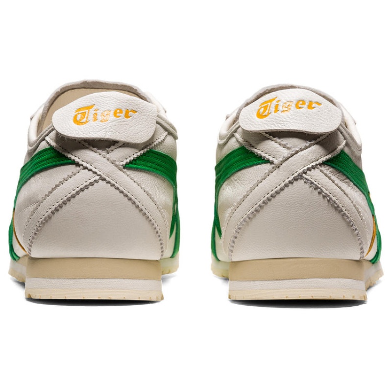 Cream / Green Men's Onitsuka Tiger Mexico 66 SD Online India | D0R-3761