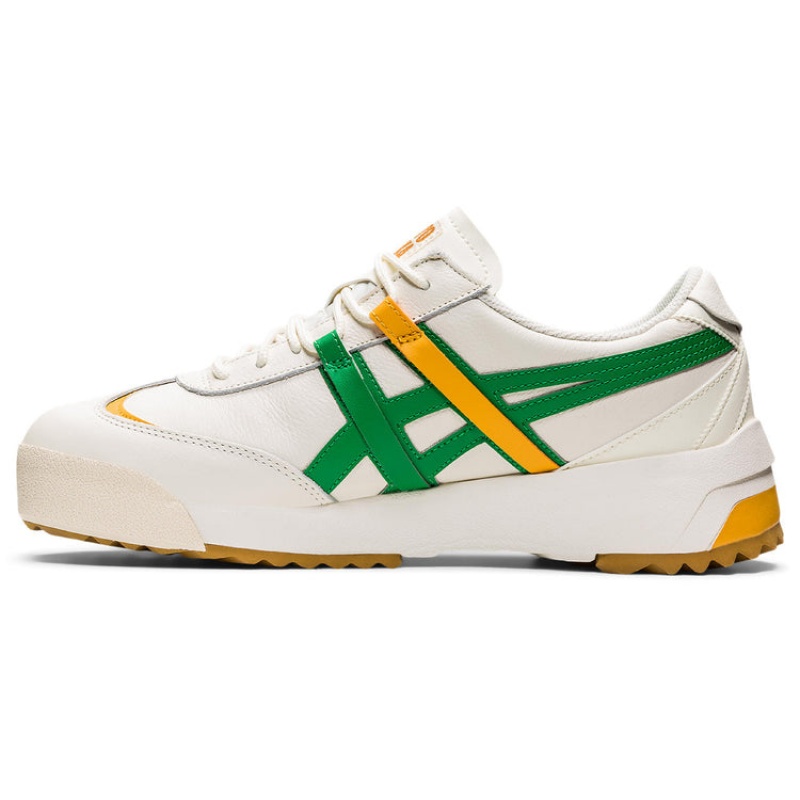 Cream / Green Women's Onitsuka Tiger Delegation Ex Online India | R7Y-3254