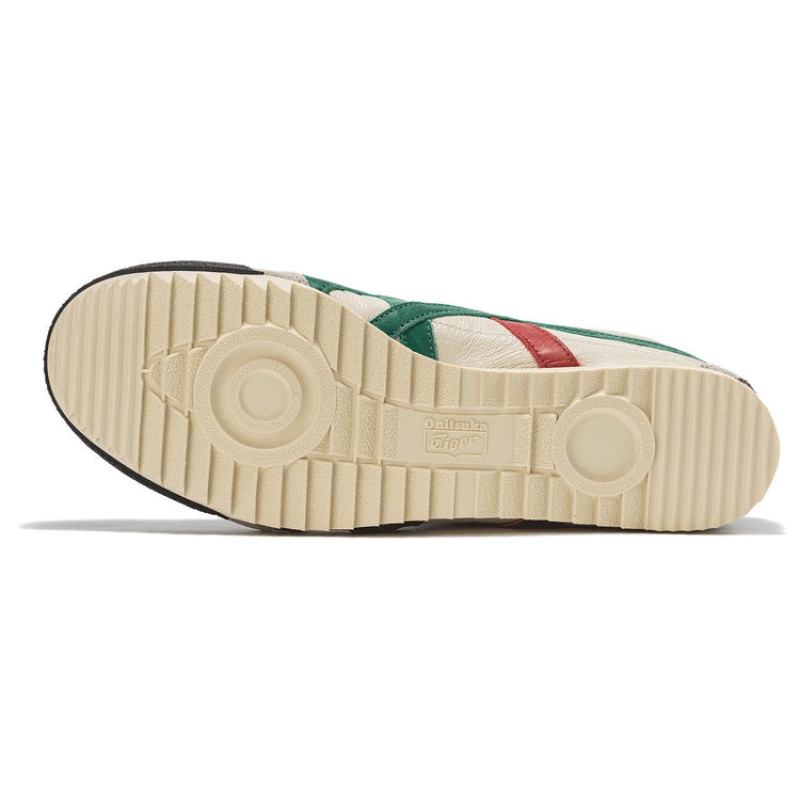 Cream / Green Women's Onitsuka Tiger Deluxe Mexico 66 Online India | V4M-3184