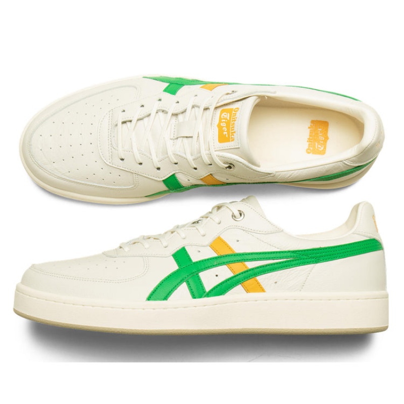 Cream / Green Women's Onitsuka Tiger Gsm Sd Online India | Q1V-3548