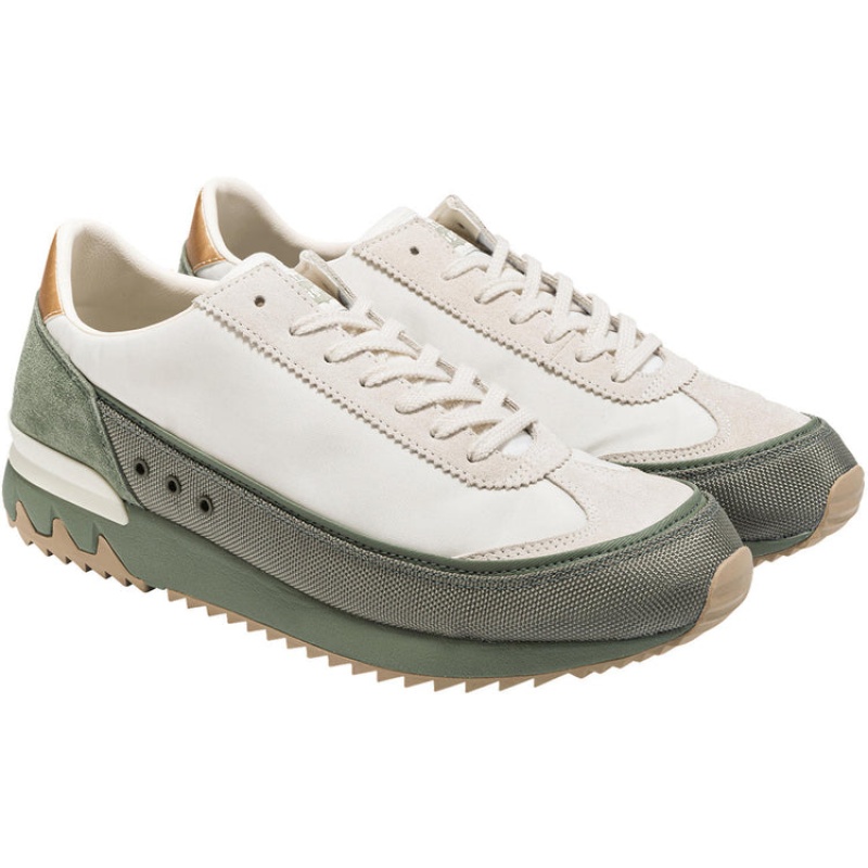 Cream / Green Women's Onitsuka Tiger Hsinti Sneakers Online India | L4Z-1920