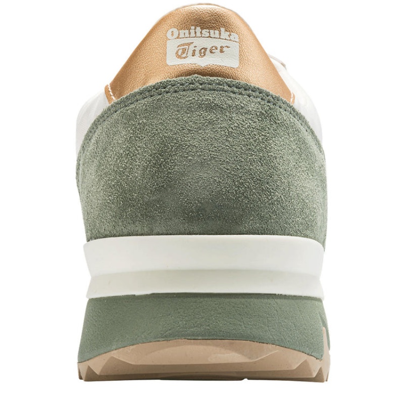 Cream / Green Women's Onitsuka Tiger Hsinti Sneakers Online India | L4Z-1920