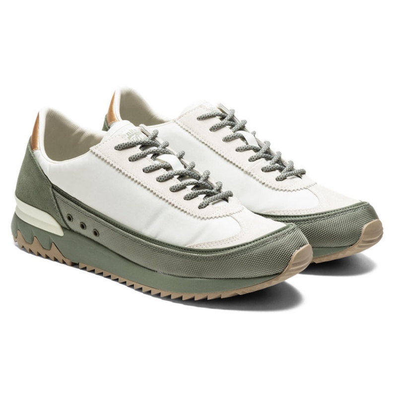 Cream / Green Women's Onitsuka Tiger Hsinti Sneakers Online India | L4Z-1920