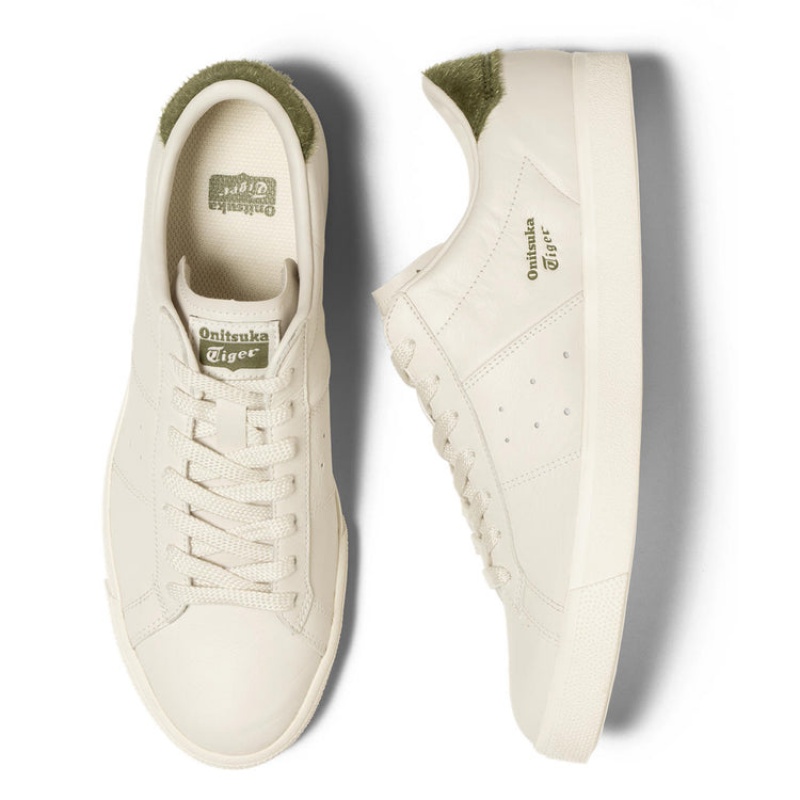 Cream / Green Women's Onitsuka Tiger Lawnship 3.0 Online India | Q1A-9401