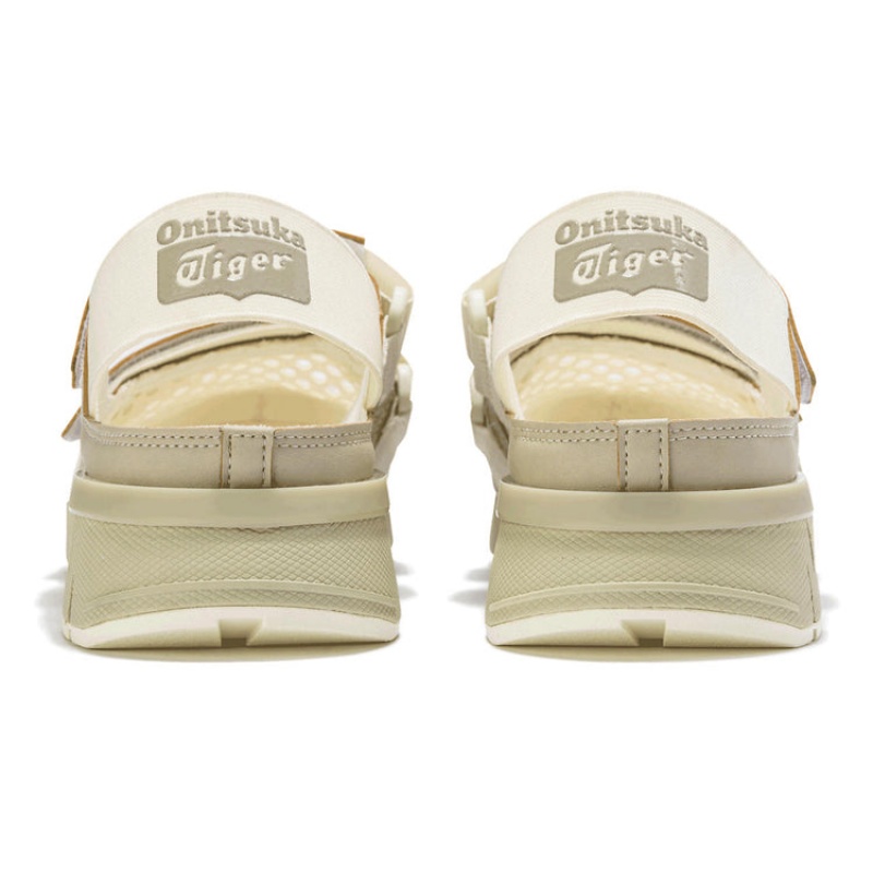 Cream / Green Women's Onitsuka Tiger Rebilac Sandals Online India | P9O-4801