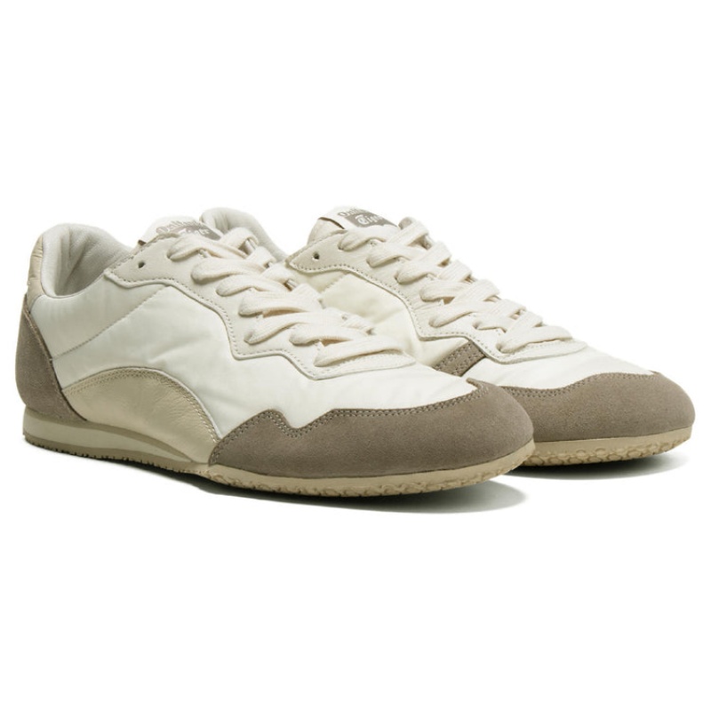 Cream / Green Women's Onitsuka Tiger Serrano Cl Sneakers Online India | S7K-0700