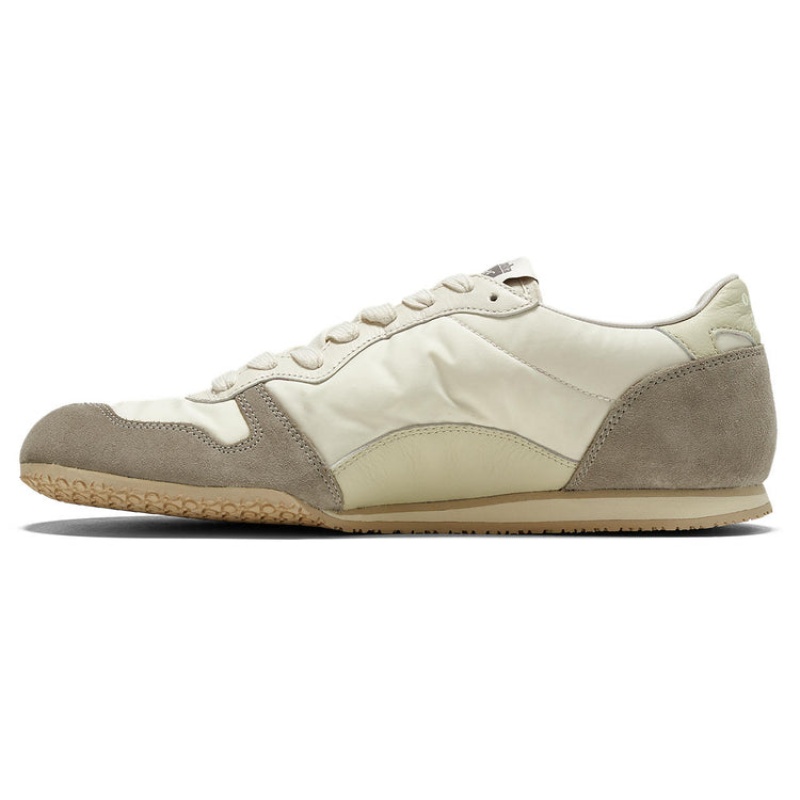 Cream / Green Women's Onitsuka Tiger Serrano Cl Sneakers Online India | S7K-0700