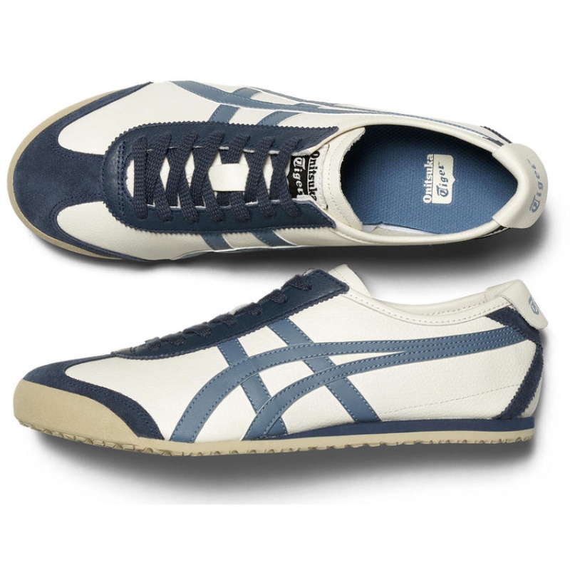 Cream / Grey Men's Onitsuka Tiger Mexico 66 Online India | X5I-2500