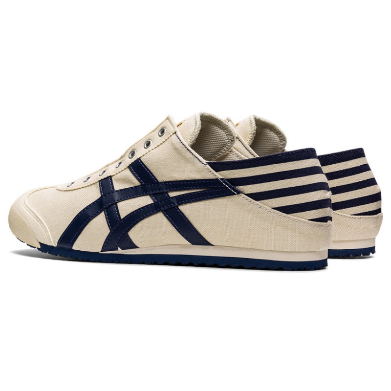 Cream / Navy Women's Onitsuka Tiger Paraty Mexico 66 Paraty Online India | H7V-0654