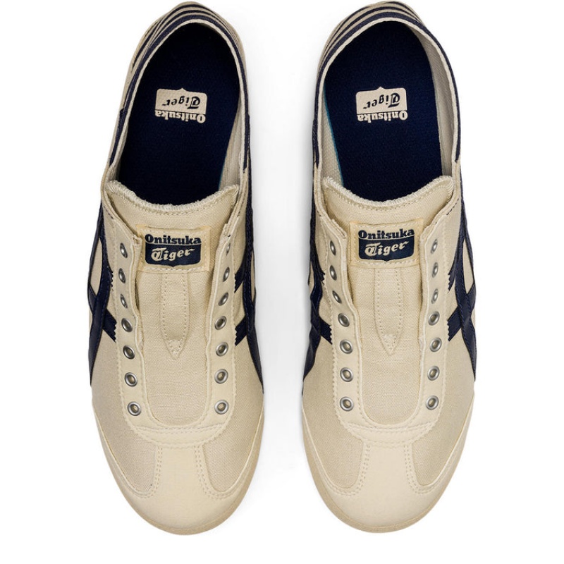 Cream / Navy Women's Onitsuka Tiger Paraty Mexico 66 Paraty Online India | H7V-0654