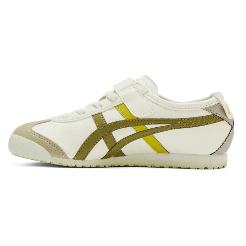 Cream / Olive Kids' Onitsuka Tiger Mexico 66 Online India | U0U-3058