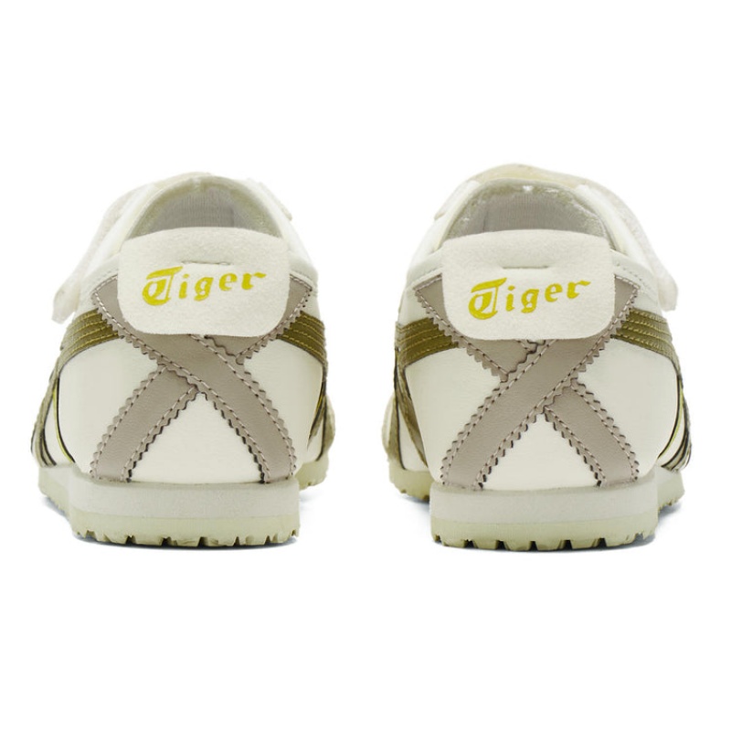 Cream / Olive Kids' Onitsuka Tiger Mexico 66 Online India | U0U-3058