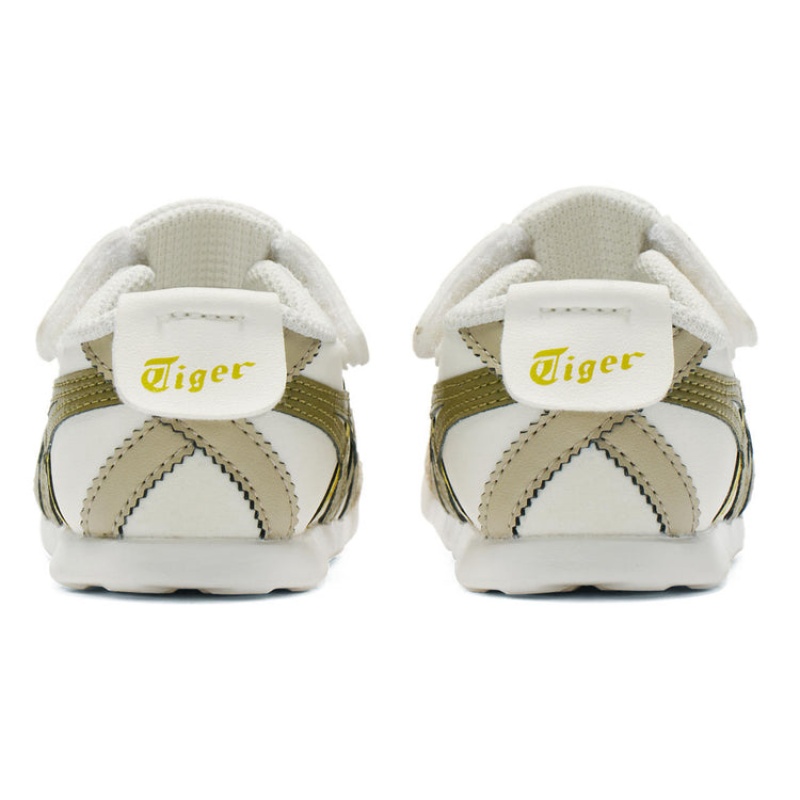 Cream / Olive Kids' Onitsuka Tiger Mexico 66 Online India | E8S-5690