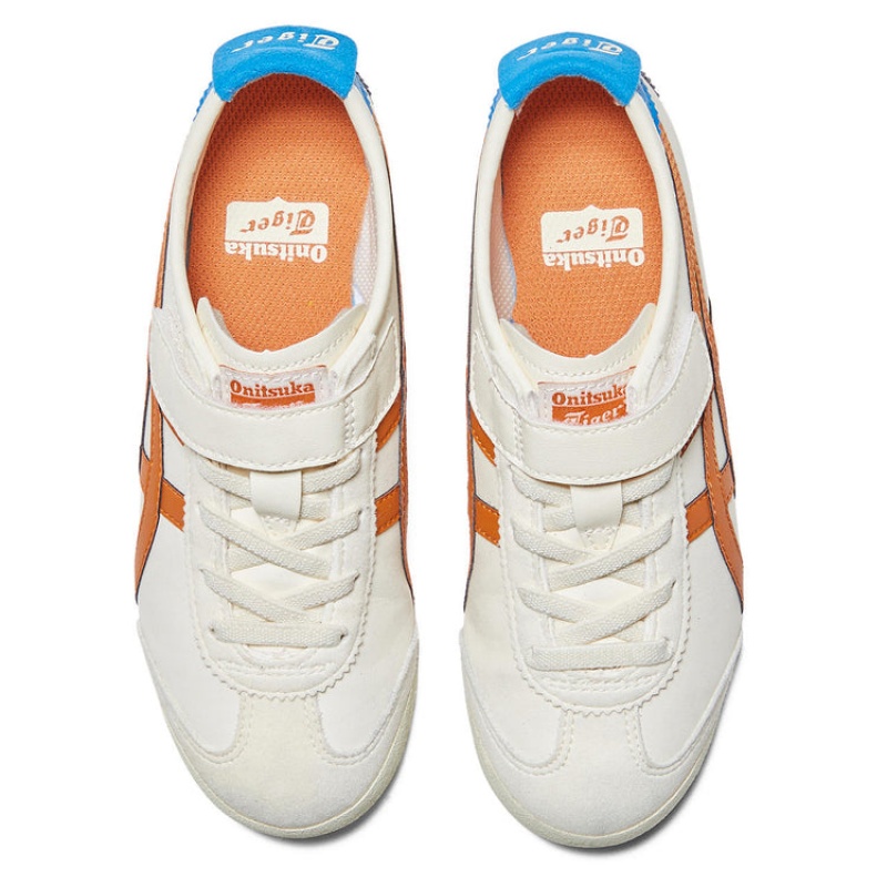 Cream / Orange Kids' Onitsuka Tiger Mexico 66 Online India | N3W-3509