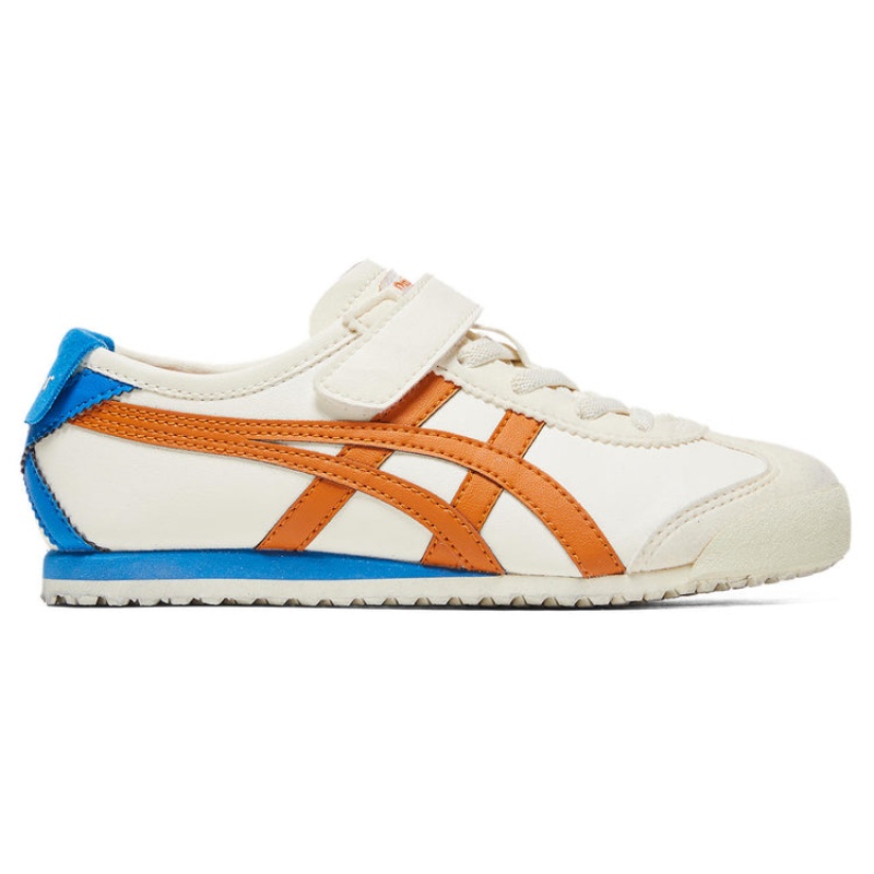 Cream / Orange Kids\' Onitsuka Tiger Mexico 66 Online India | N3W-3509