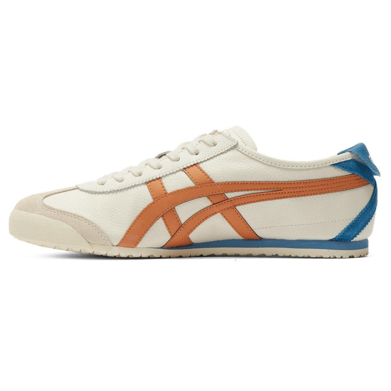 Cream / Orange Men's Onitsuka Tiger Mexico 66 Online India | M8H-0959