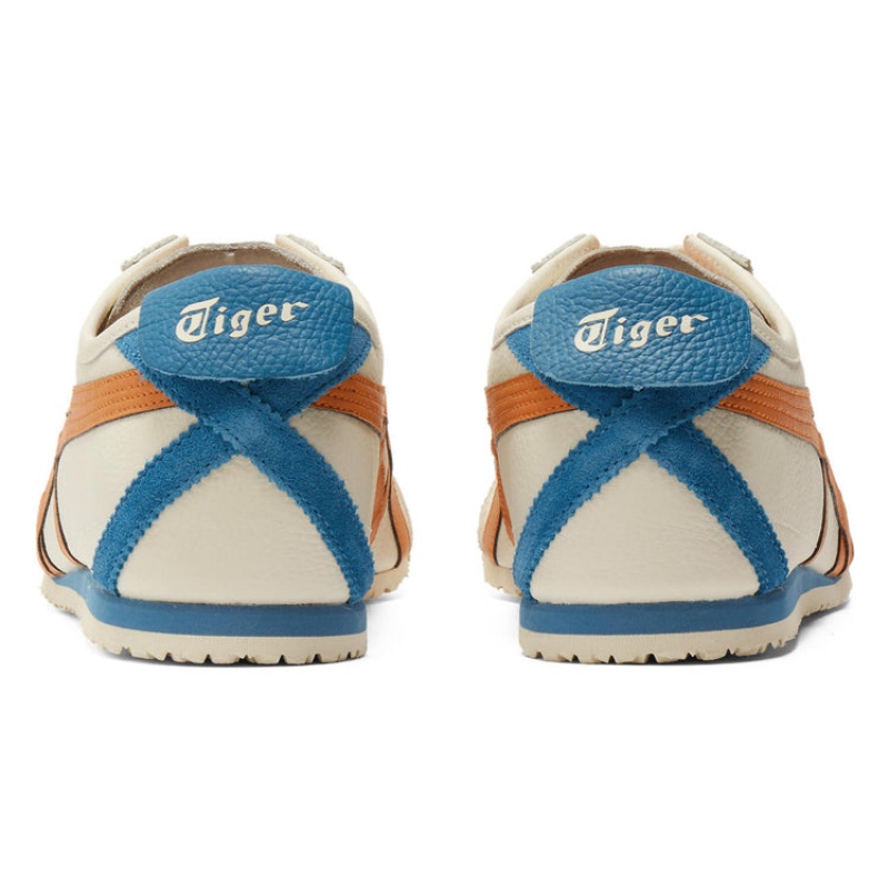 Cream / Orange Men's Onitsuka Tiger Mexico 66 Online India | M8H-0959