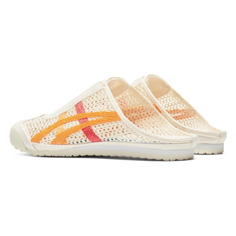 Cream / Orange Men's Onitsuka Tiger Sabot Mexico 66 Online India | M9W-9425