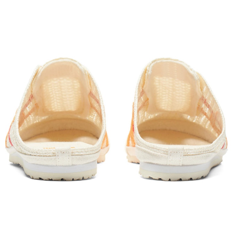 Cream / Orange Men's Onitsuka Tiger Sabot Mexico 66 Online India | M9W-9425