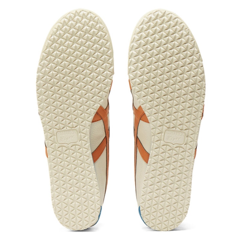 Cream / Orange Women's Onitsuka Tiger Mexico 66 Online India | V7I-1150