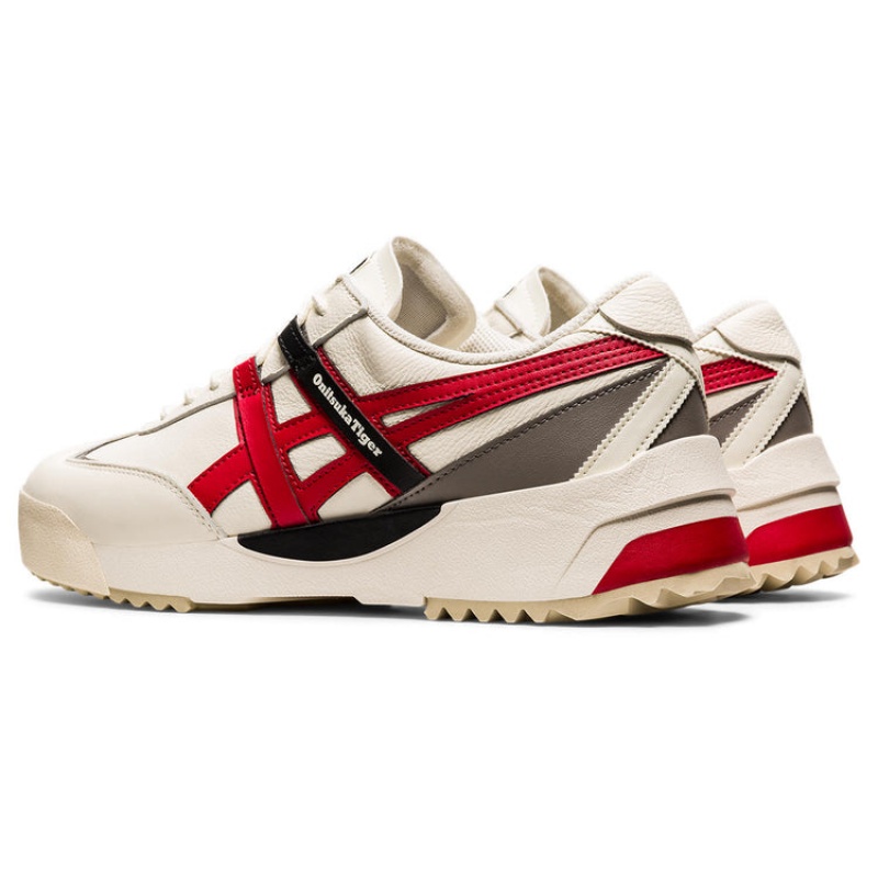 Cream / Red Men's Onitsuka Tiger Delegation Ex Online India | I9Z-5840