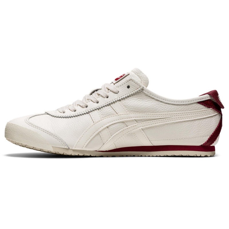 Cream / Red Men's Onitsuka Tiger Mexico 66 Online India | L3L-4999